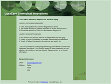 Tablet Screenshot of luxecare.com